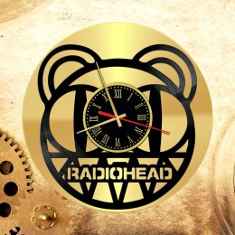 Часы "Radiohead" из виниловой пластинки