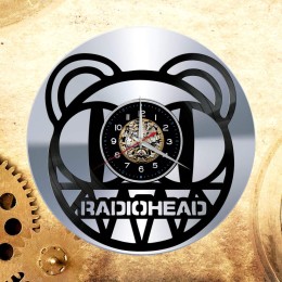 Часы "Radiohead" из виниловой пластинки