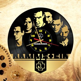 Часы "Rammstein" из виниловой пластинки