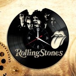 Часы "The Rolling Stones" из виниловой пластинки