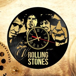 Часы "The Rolling Stones" из виниловой пластинки