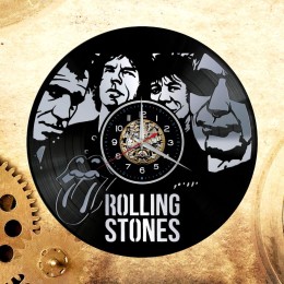 Часы "The Rolling Stones" из виниловой пластинки