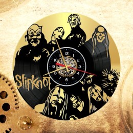 Часы "Slipknot" из виниловой пластинки