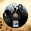 Часы "System Of A Down" из виниловой пластинки