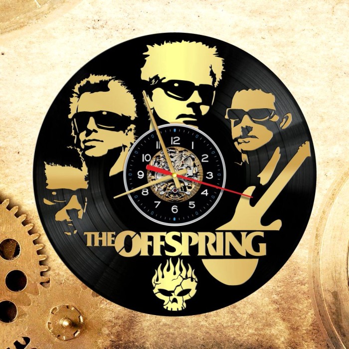 Часы "The Offspring" из виниловой пластинки