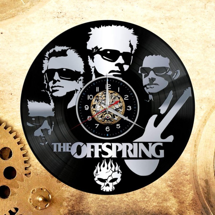 Часы "The Offspring" из виниловой пластинки