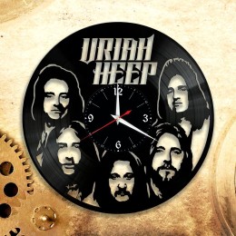 Часы "Uria Heep" из виниловой пластинки