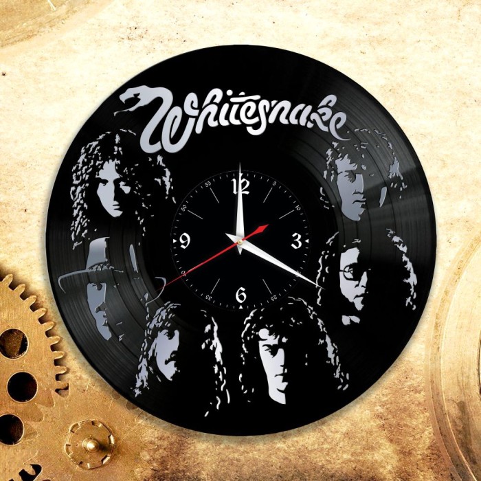 Часы "Whitesnake" из виниловой пластинки