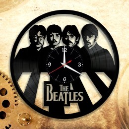 Часы "The Beatles" из виниловой пластинки
