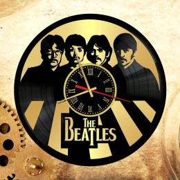 Часы "The Beatles" из виниловой пластинки