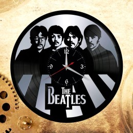 Часы "The Beatles" из виниловой пластинки