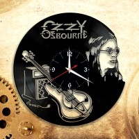 Часы "Ozzy Osbourne" из виниловой пластинки