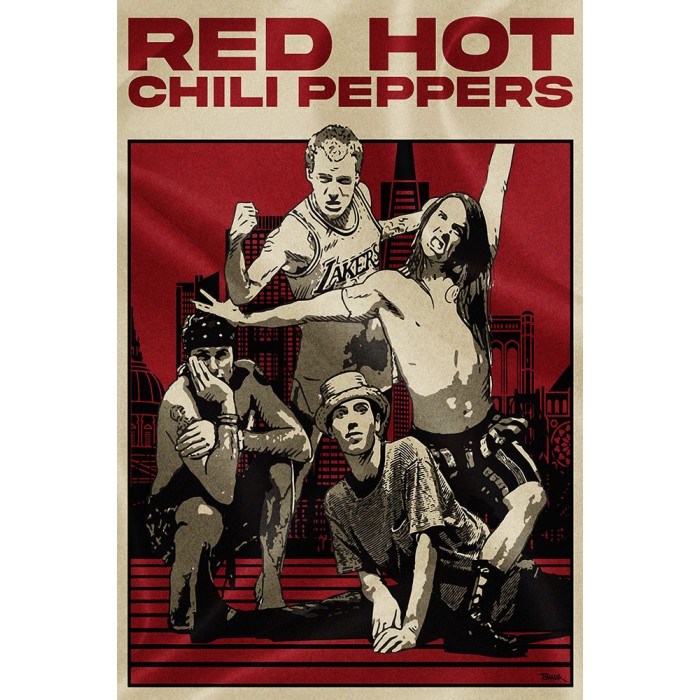 Флаг Red Hot Chili Peppers