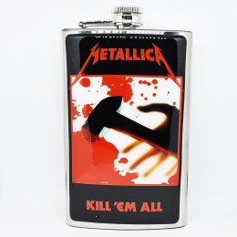 Фляга стальная "Metallica" 10 oz