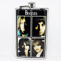 Фляга стальная "The Beatles" 10 oz