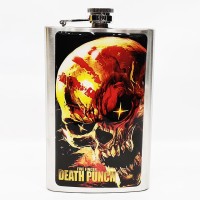 Фляга стальная "Five Finger Death Punch" 10 oz