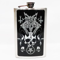 Фляга стальная "Dark Funeral" 10 oz