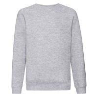 Свитшот детский серый меланж Premium Raglan