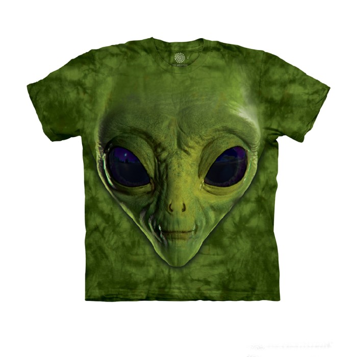 Футболка "Green Alien Face"