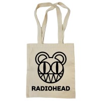 Сумка-шоппер "Radiohead" бежевая 