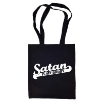 Сумка-шоппер "Satan" черная 