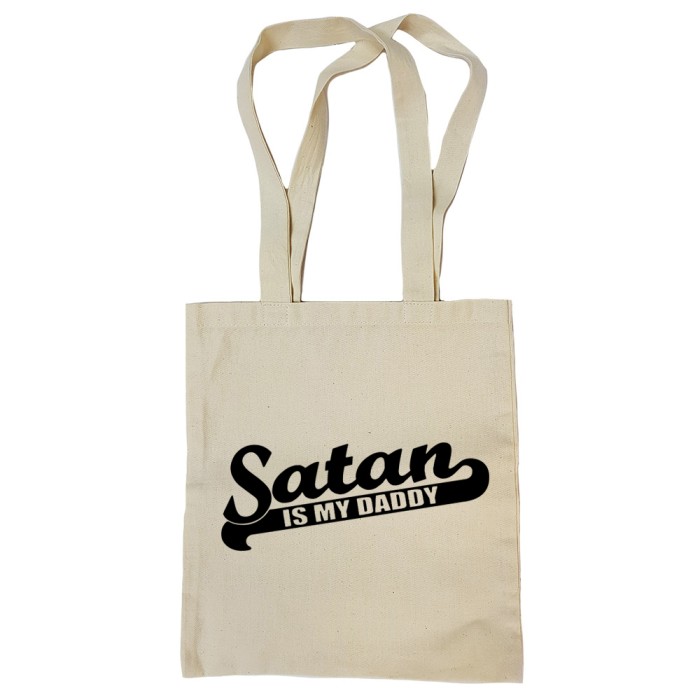 Сумка-шоппер "Satan" бежевая