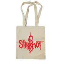 Сумка-шоппер "Slipknot" бежевая 
