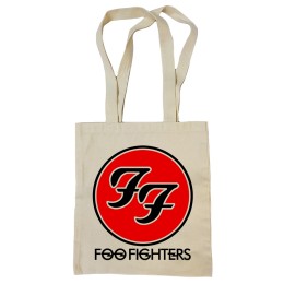 Сумка-шоппер "Foo Fighters" бежевая 