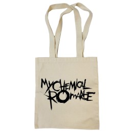 Сумка-шоппер "My Chemical Romance" бежевая 