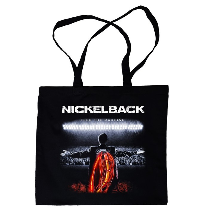 Сумка-шоппер "Nickelback" черная