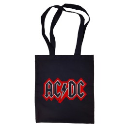 Сумка-шоппер "AC/DC" черная 