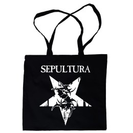 Сумка-шоппер "Sepultura" черная 