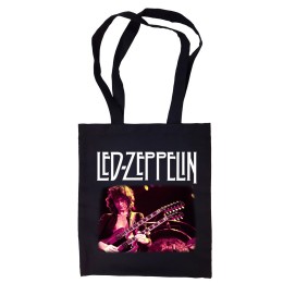 Сумка-шоппер "Led Zeppelin" черная 