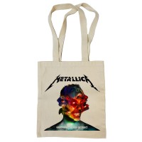 Сумка-шоппер "Metallica" бежевая 