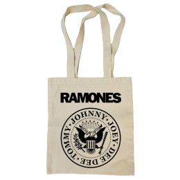 Сумка-шоппер "Ramones" бежевая 