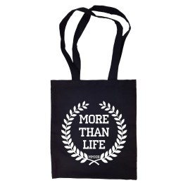 Сумка-шоппер "More Than Life" черная 