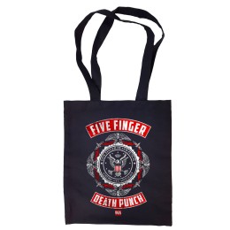 Сумка-шоппер "Five Finger Death Punch" черная 