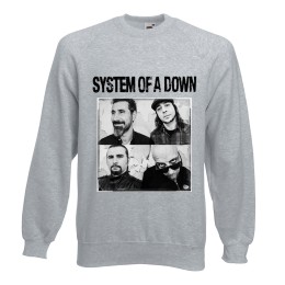 Свитшот "System Of A Down" белый