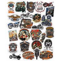 Набор наклеек "Harley – An American Legend" (25 шт.)