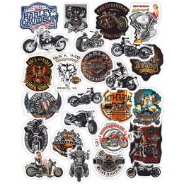 Набор наклеек "Harley-Davidson Motorcycles" (25 шт.)