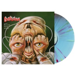 Виниловая пластинка Destruction "Release From Agony" (1LP) Clear Red Yellow Splatter Fire