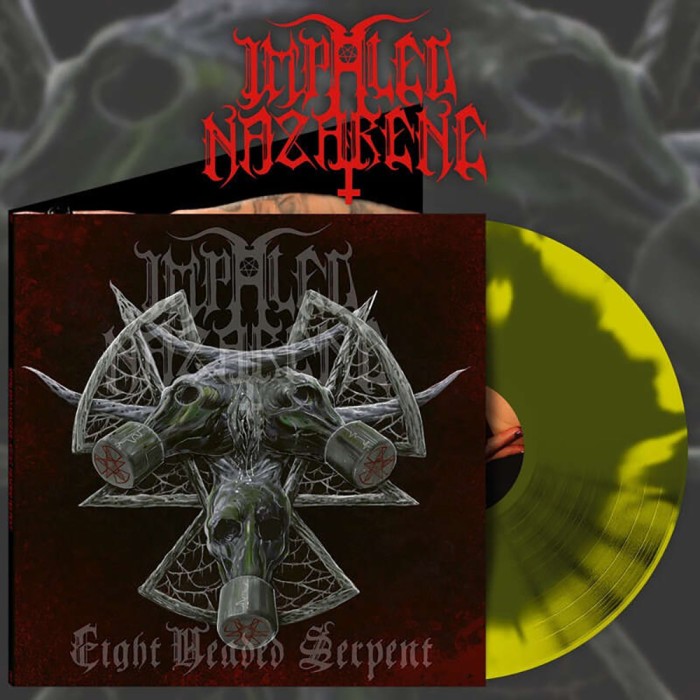Виниловая пластинка Impaled Nazarene "Eight Headed Serpent" (1LP) Yellow Green Swirl