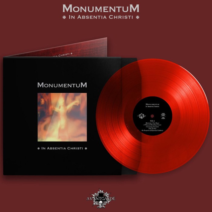 Виниловая пластинка Monumentum "In Absentia Christi" (1LP) Bloodred Black Swirl Translucent