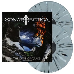 Виниловая пластинка Sonata Arctica "The Days Of Grays" (2LP) Grey White Black Splatter