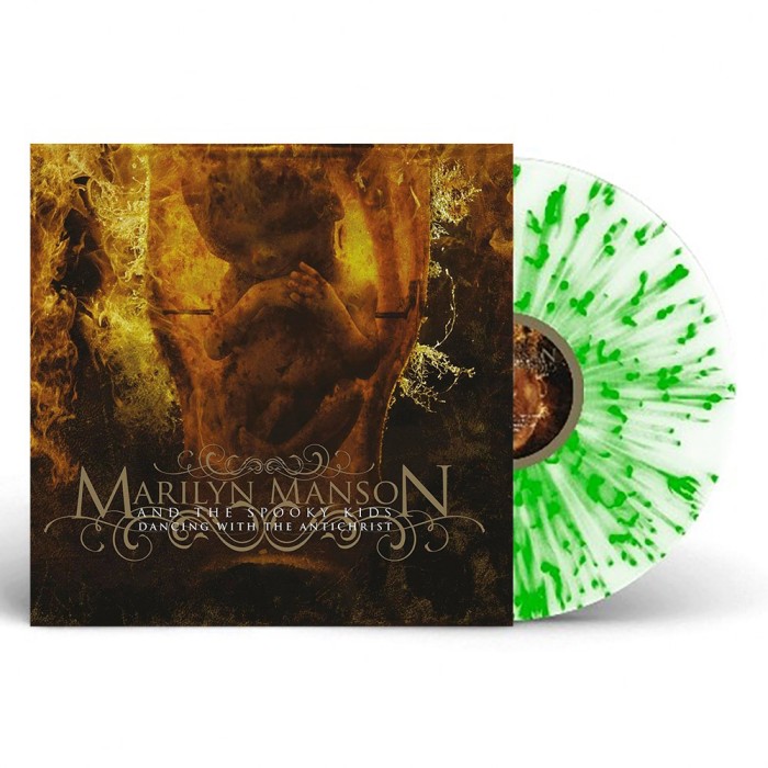 Виниловая пластинка Marilyn Manson & The Spooky Kids "Dancing With The Antichrist" (1LP) Green White Splatter