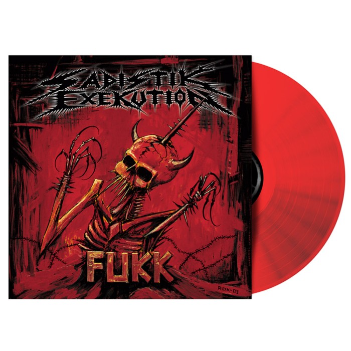 Виниловая пластинка Sadistik Exekution "Fukk" (1LP) Red