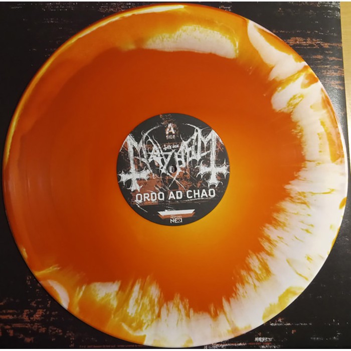 Виниловая пластинка Mayhem "Ordo Ad Chao" (1LP) Orange White Swirl