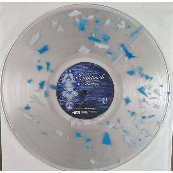 Виниловая пластинка Nightwish "Oceanborn" (2LP) Transparant Blue White Floating