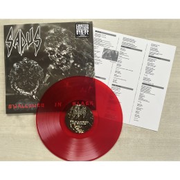 Виниловая пластинка Sadus "Swallowed In Black" (1LP) Red Transparent