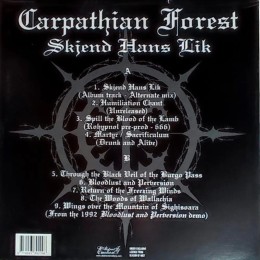 Виниловая пластинка Carpathian Forest "Skjend Hans Lik" (1LP) Ultra Clear